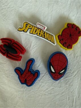 Marvel Spider-Man Jibbitz Charms - Red, Blue, Yellow